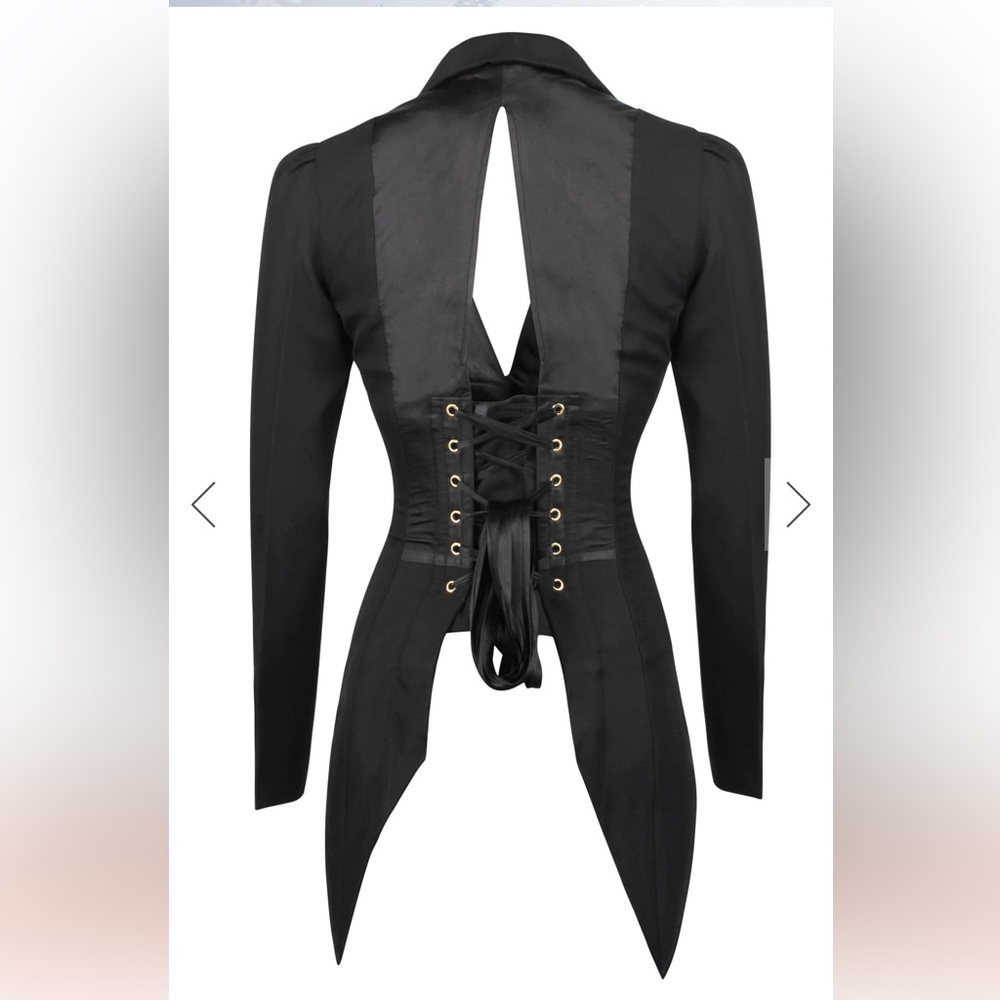 Sexy Tuxedo Corset Jacket Tailcoat ๐ค - Picture 3 of 4